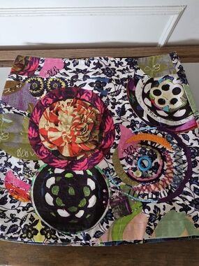 Desigual Bold Multi-Color Floral Mini Skirt - Size EU 40 (Med/Lg) fairy, boho